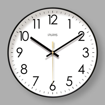 2025 New 10/12/14 - inch Electronic Calendar Wall Clock. Monitors temp &amp; humidity. Dual - display. Mute. Quartz movement.