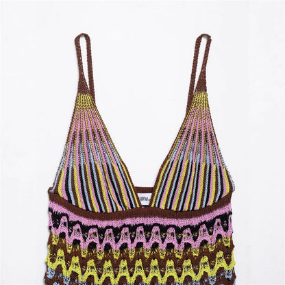 Sexy Backless Knitted DressStyle Fashion Women&