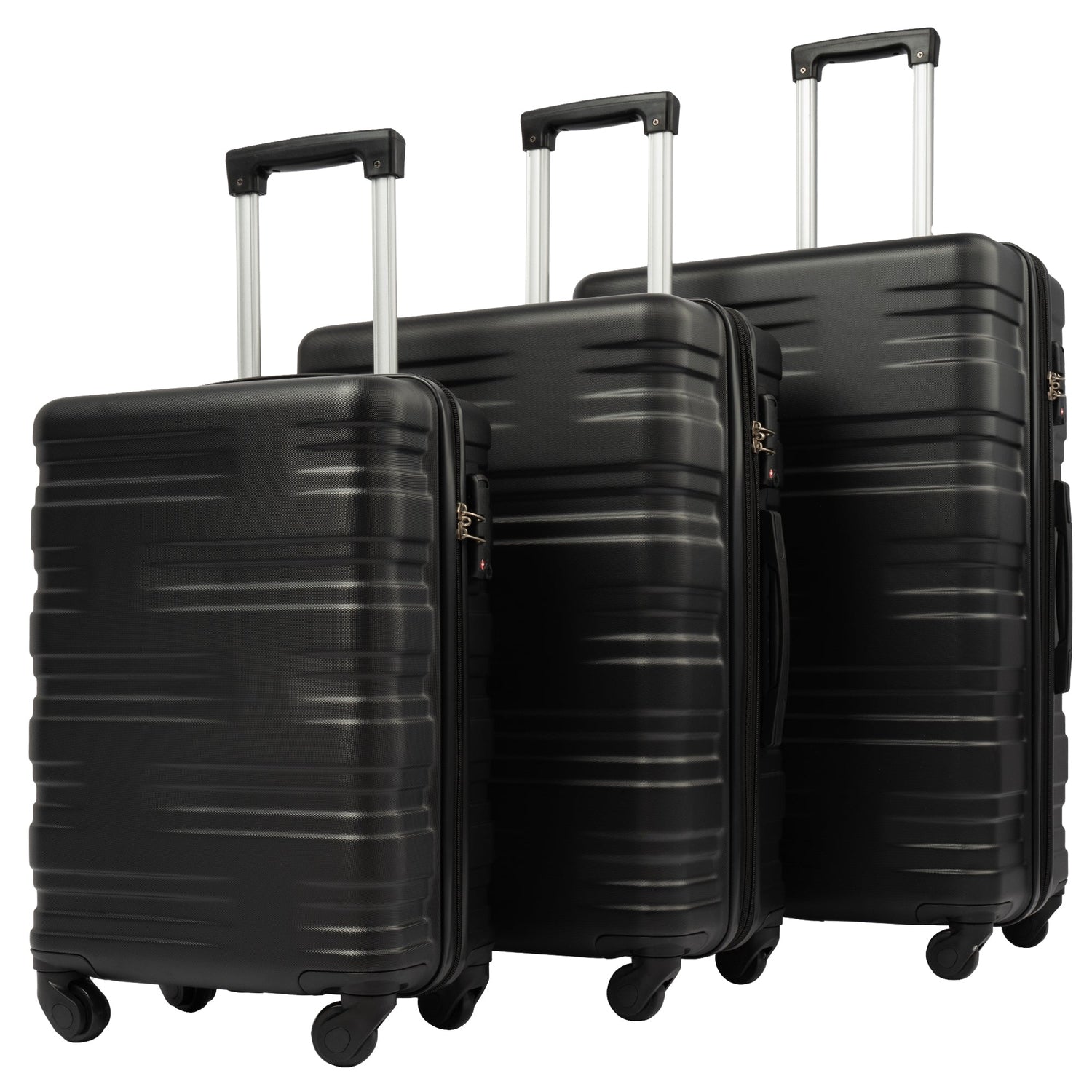Hardshell Luggage Sets 3 Pcs Spinner Suitcase with TSA Lock Lightweight 20&