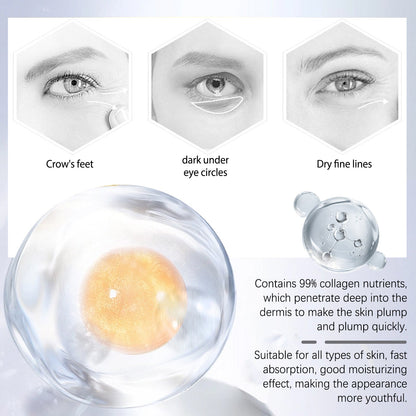 Hydrolyzed Collagen Eye Mask, Moisturize And Moisturize The Skin Around The Eyes To Reduce The Fine Lines In The Corners Of The Eyes