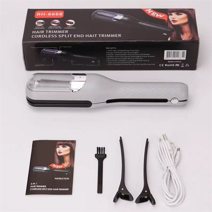 Fully automatic hair clipper, hair splitting and trimming device, multifunctional electric women&