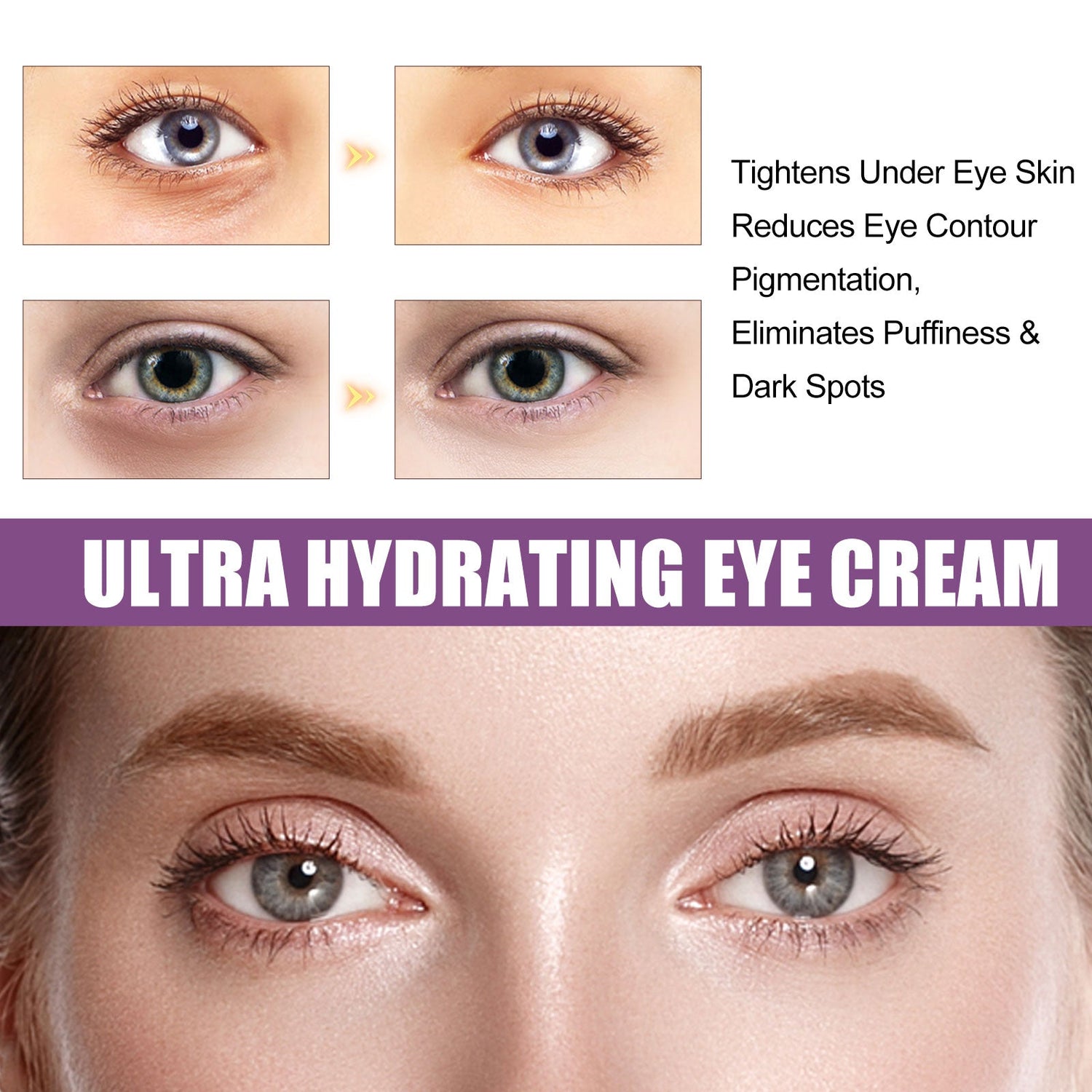 Moisturizing Eye Cream, Firming And Lifting Eye Creme For Fine Lines Crow&
