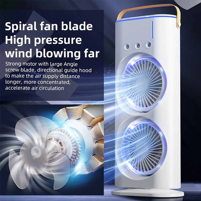 Spray Mist Desktop Fan LED
