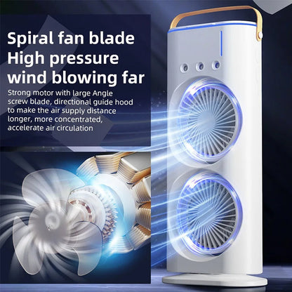 Spray Mist Desktop Fan LED