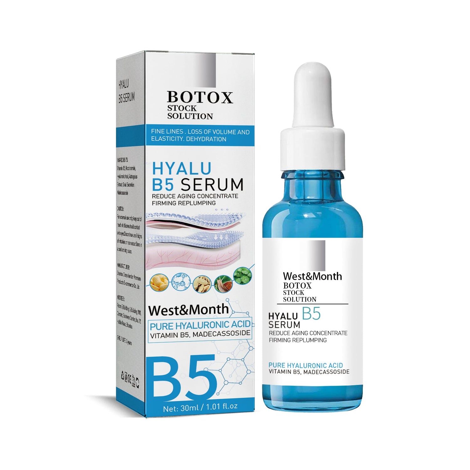 B5 Facial Essence, Lightening Spot Soft Skin Anti-aging Moisturizing Essence