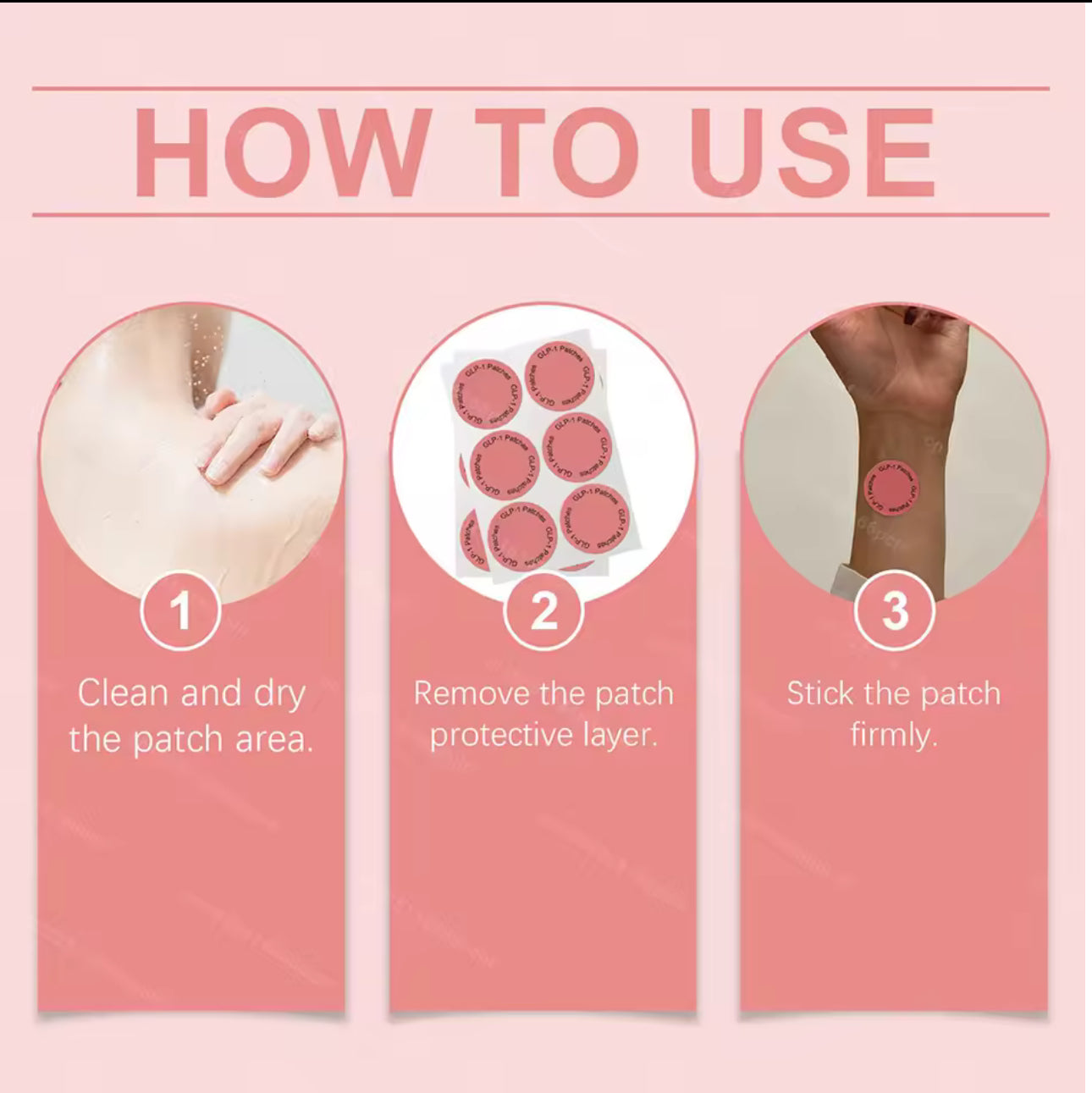 GLP-1 Patch Fat Patch Wellness Patches