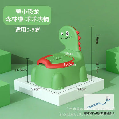 Baby Potty Toilet Training Seat Cartoon Dinosaur Thickening Children&