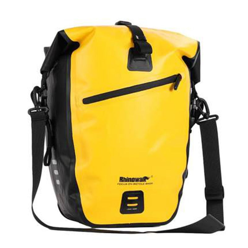 RhinowalkWaterproof Bike Bag 27L Travel Cycling Bag Basket Bicycle Rear Rack Tail Seat Trunk Bags bicycle bags &amp; panniers