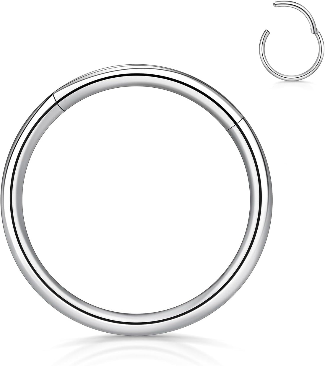 18g- steel hoop-silver-10-1