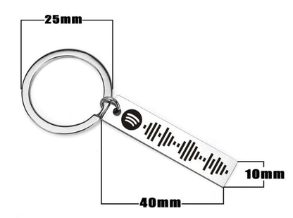 Men Stainless Steel Keyring Jewelry