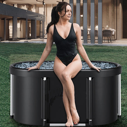 Portable multi-layer outdoor cold immersion bathtub for athletes&