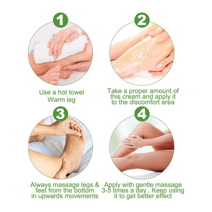 Leg Care Cream Soothing Leg Discomfort Gentle Pamper Moisturizing Massage Leg Care Cream