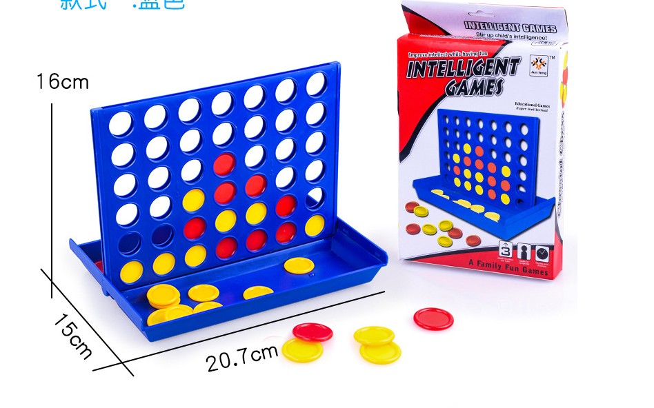 1 Set Connect 4 In A Line Board Game Children&