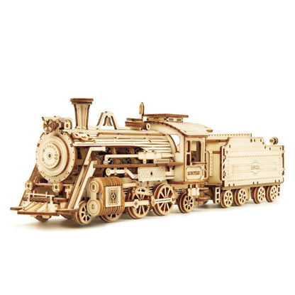 3DIY Hand Assembled Train Jeep Truck Children&