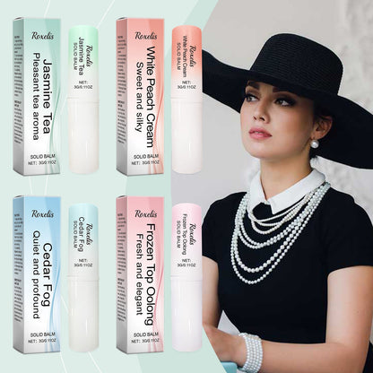 Clear Fragrance Type Solid Balm Fresh Charm Light Elegant Charm Keep Fragrance Fresh Non-Sticky Solid Balm