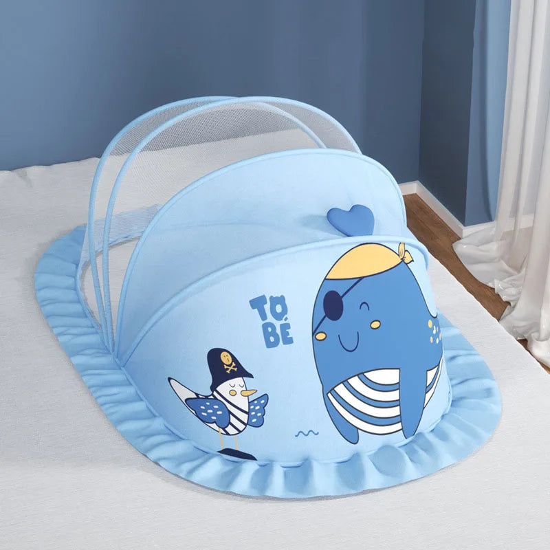 Baby mosquito net cover baby crib Mongolian yurt full face mosquito proof cover children&