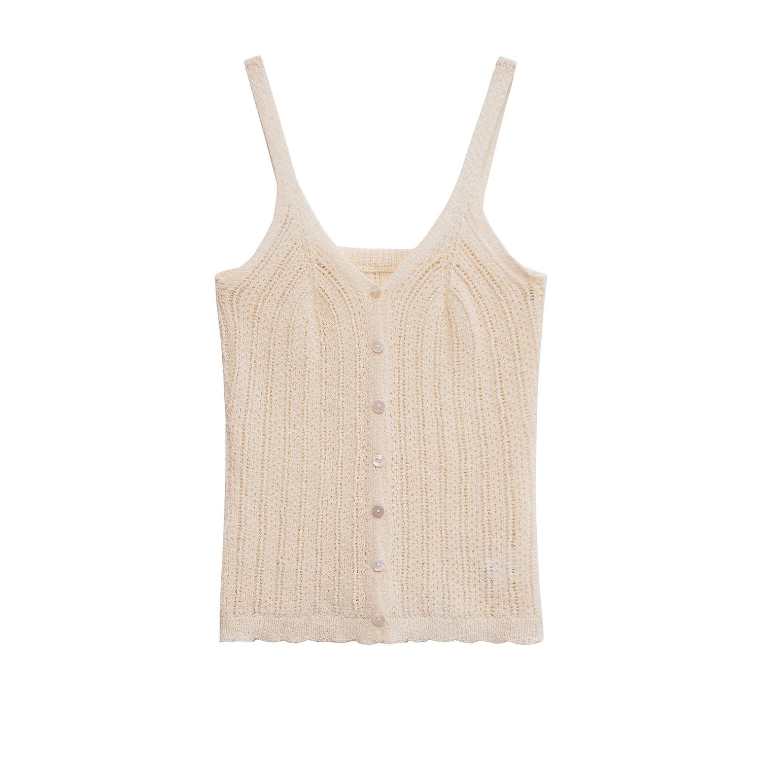 Spring New Style Round Neck Solid Color Loose Knit Sweater