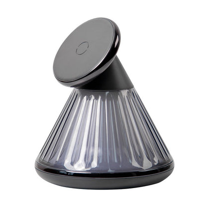 Conical adjustable magnetic wireless charger with night light suitable for iPhone 15W wireless charging bracket