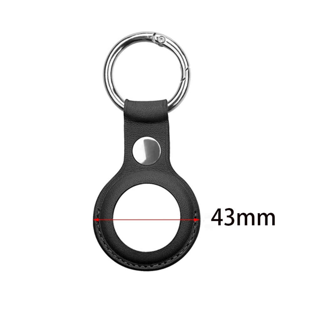 High quality Leather Case For Apple Airtags Protective cover For Apple Locator Tracker Anti-lost Device Keychain Protect Sleeve