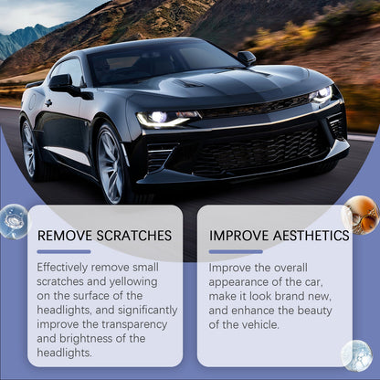 Car Headlight Polish Cleaner