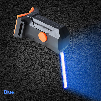 LED Bike Tail Light 6 Colors USB Charging Mountain Road Bike Light Portable Riding Equipment Running Water Light