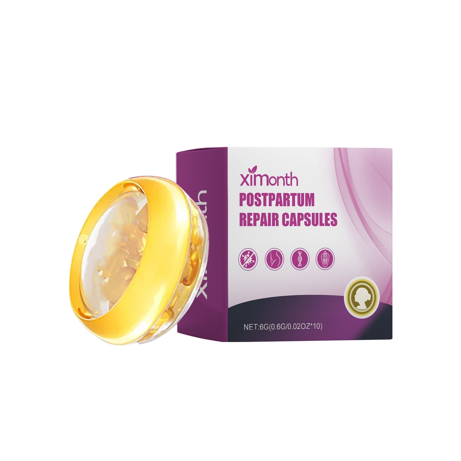 Postpartum Repair Capsules, Remove Odors And Itchiness Body Cleansing And Firming Women&