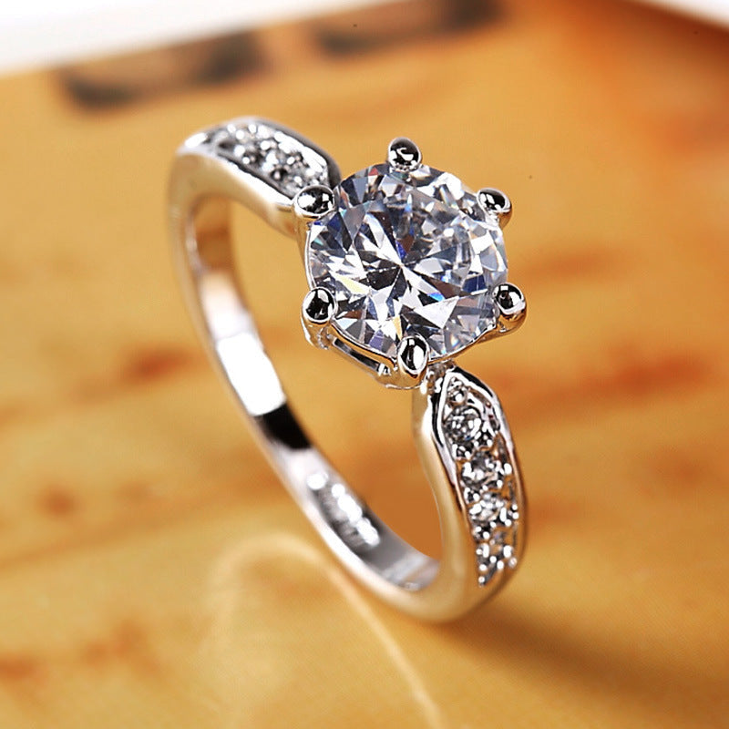 Elegant and luxurious wedding ring, women&