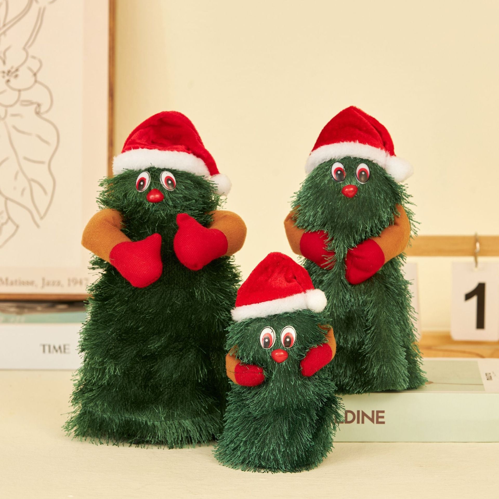 Dancing Christmas Tree Swinging and Rotating Music Electric Children&