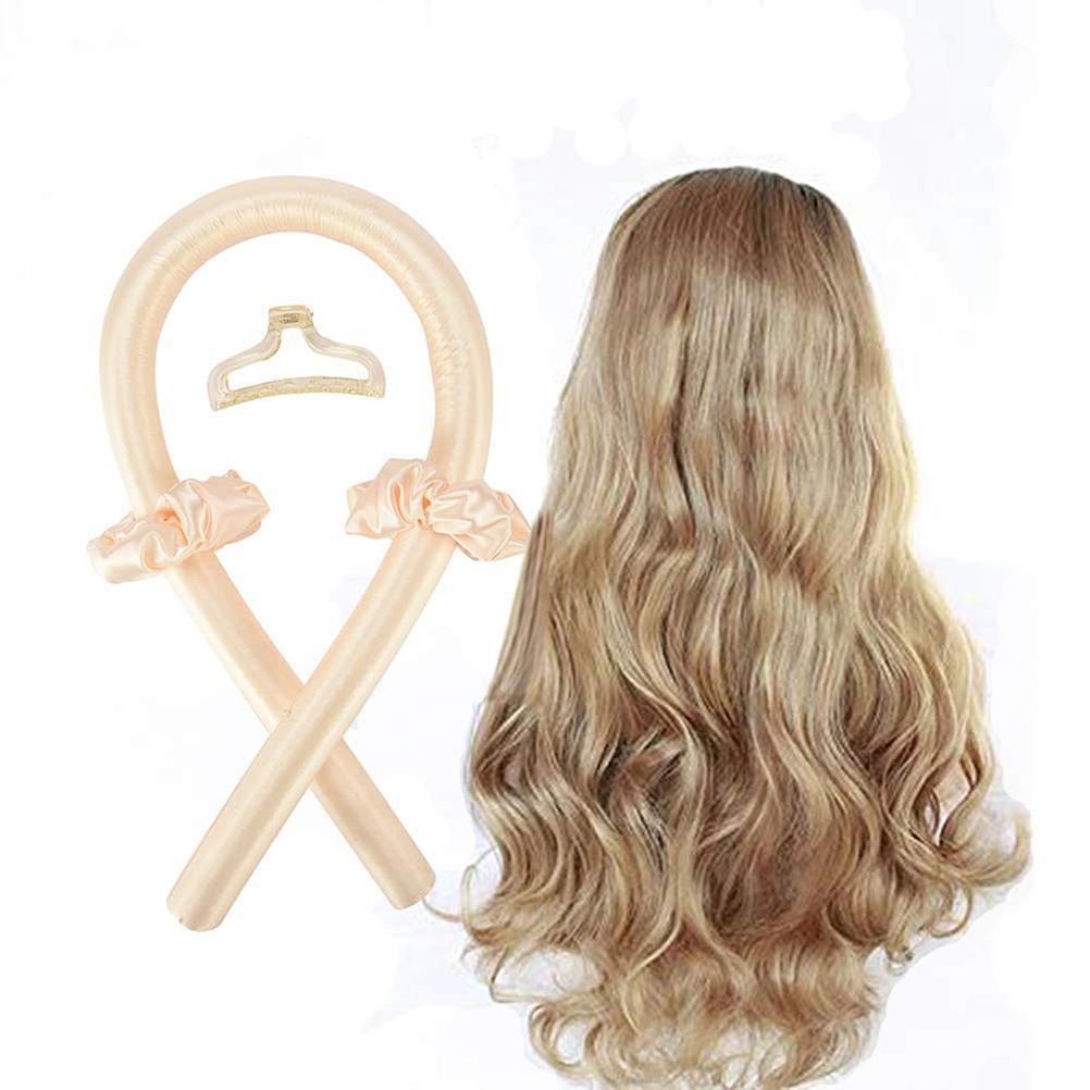 Heatless Curling Rod Headband No Heat Curls Ribbon Hair Rollers Sleeping Soft Headband Hair Curlers DIY Hair Styling Tools