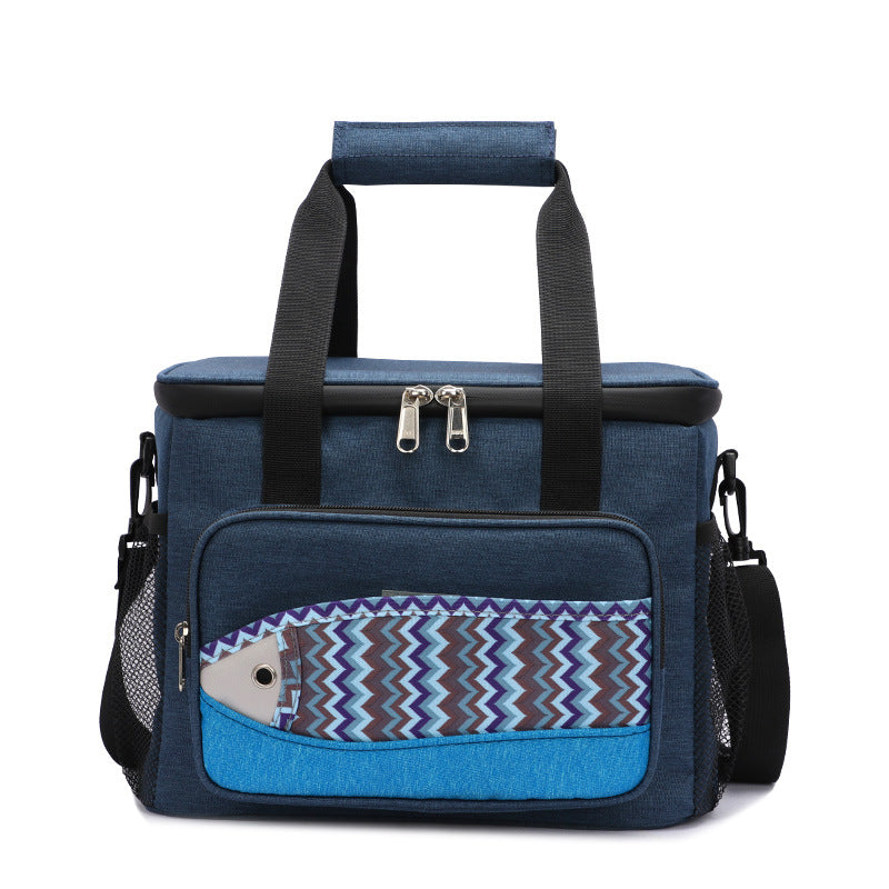Japanese multifunctional thickened EVA leak-proof small fish insulation lunch box portable lunch bag