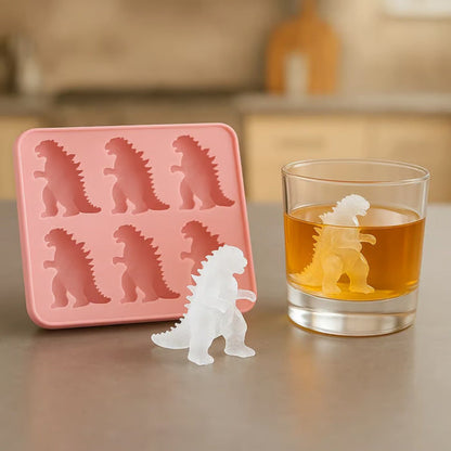 Godzilla Ice Mold: Silicone Kitchen Mold for Baking, Candles, Soaps, Ice Trays, Home Decor &amp; Gifts