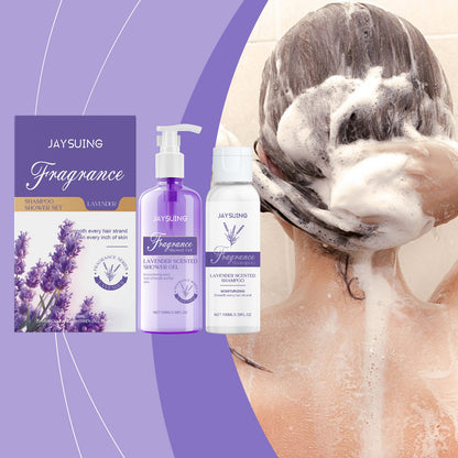 Lavender Shampoo &amp; Shower Set Gently Cleans And Moisturizes Body, Skin And Scalp