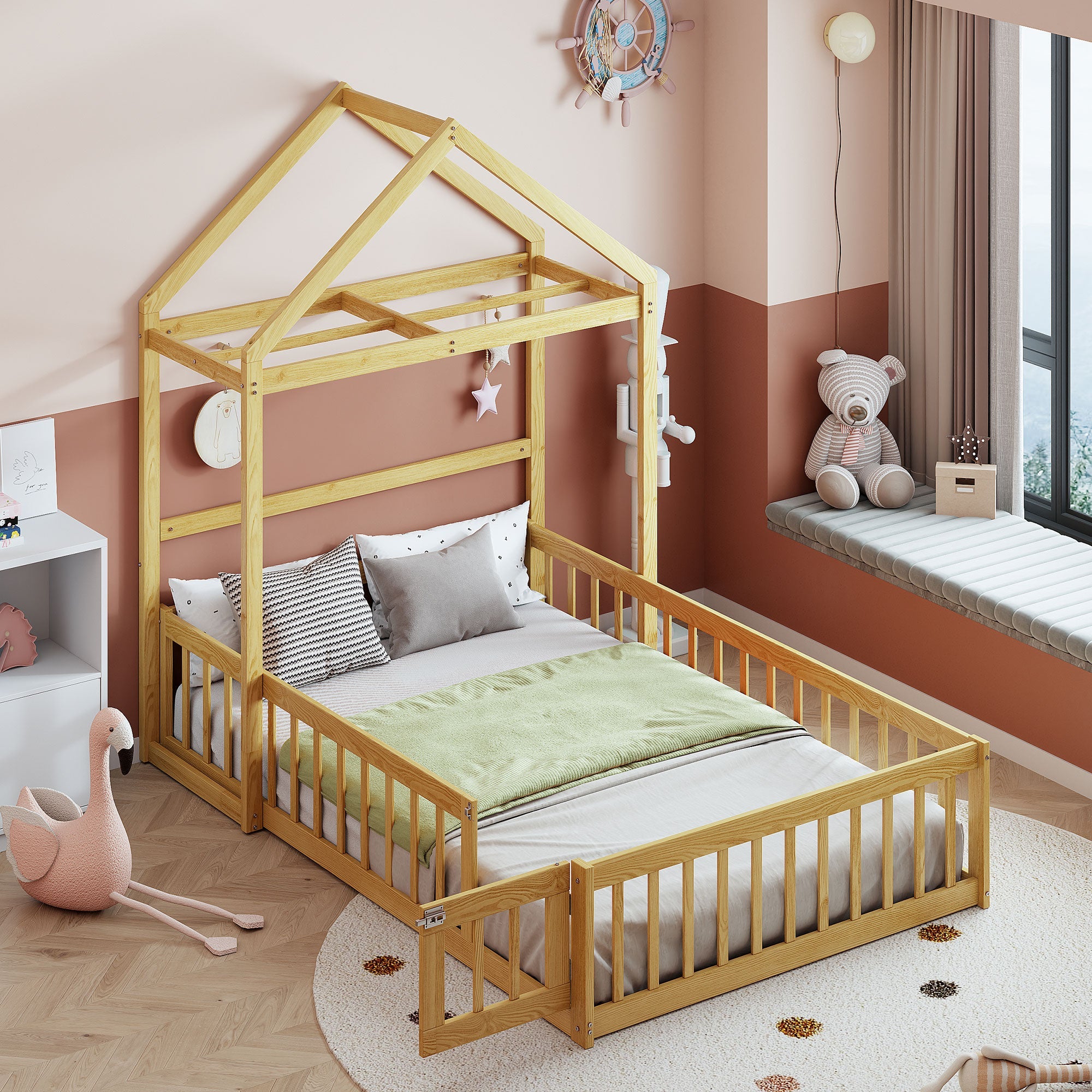 Wooden Full Size Children&