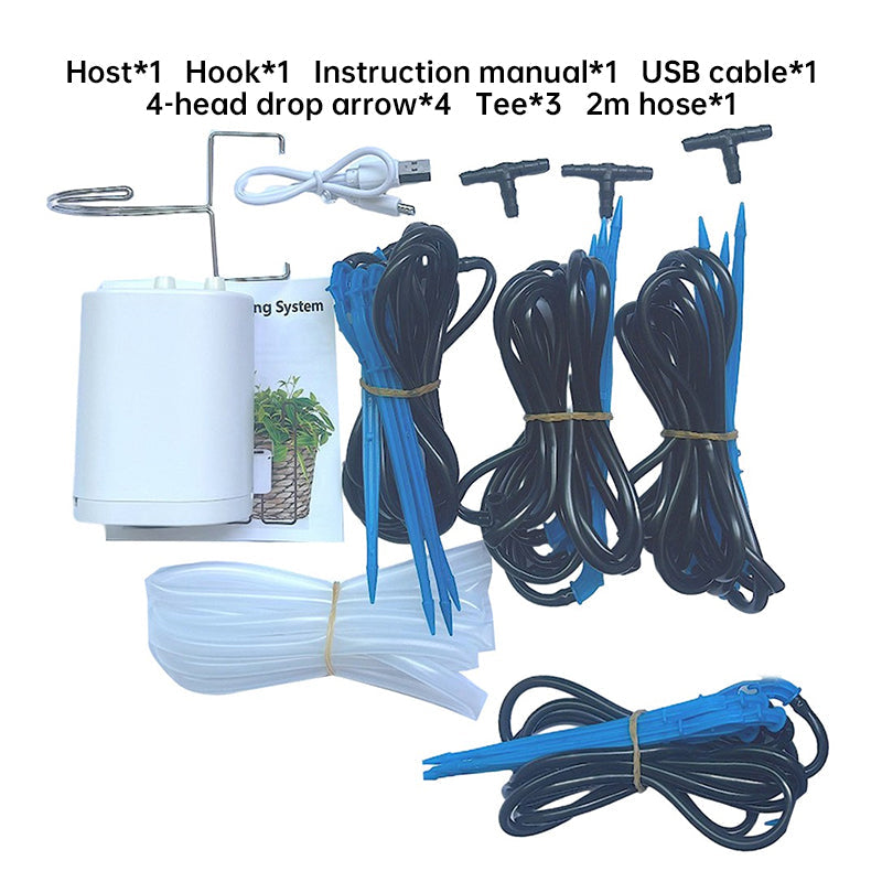2/4/8/16 - Head Automatic Irrigation Controller, Plant &amp; Flower Sprinklers, Drip Irrigation Kit, Potted Timer