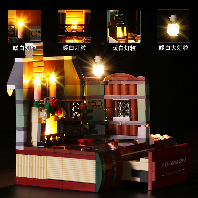 Vonado compatible with LEGO 40410 lighting pays tribute to Charles Dickens&
