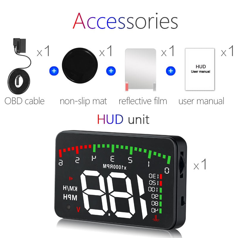 A900 Car HUD Speed Projector