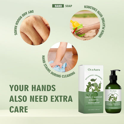 Gentle Clean Foaming Hand Soap, Gentle Cleansing Decontamination Moisturizing Skin Cleansing Skin