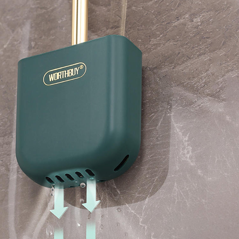 Wall-Mount Silicone Toilet Brush