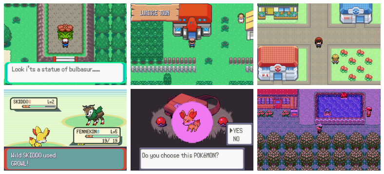 Pokemon X &amp; Y GBA ROM Hack Video Game Custom Gameboy Advance