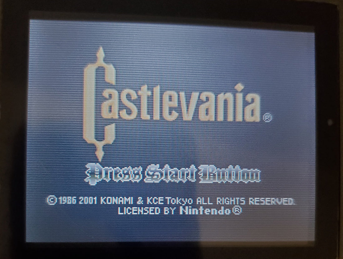 Castlevania Circle of the Moon GBA Video Game Boy Advance 2001