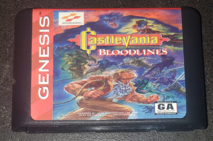 Sega Genesis Mega Drive Video Game Cartridges
