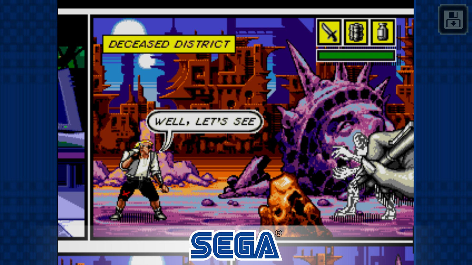 Comix Zone Sega Genesis Mega Drive Video Game Cartridge