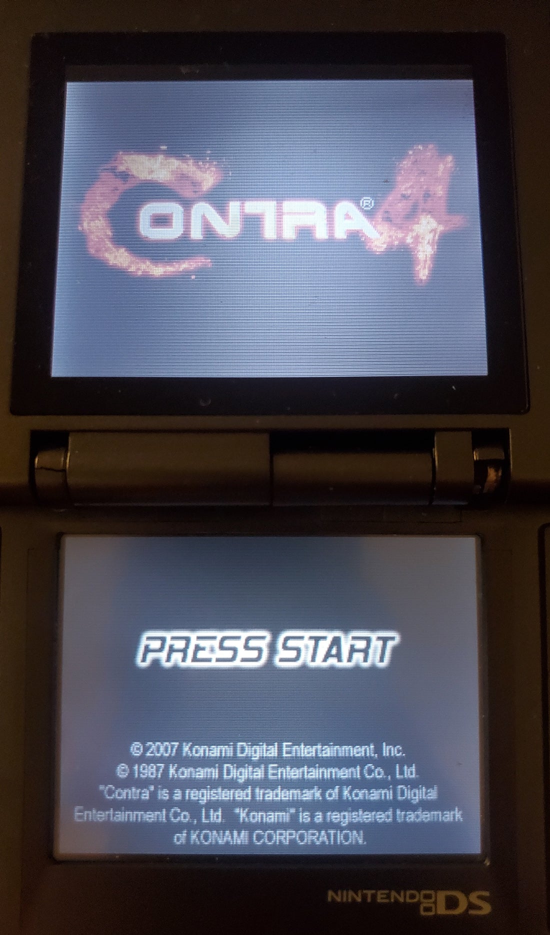 Contra 4 NDS Video Game Cartridge Nintendo DS 2007