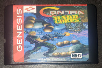 Contra Hard Corps Sega Genesis Mega Drive Video Game Cartridge