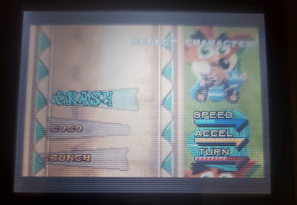 Crash Nitro Kart GBA Video Game Boy Advance Nintendo