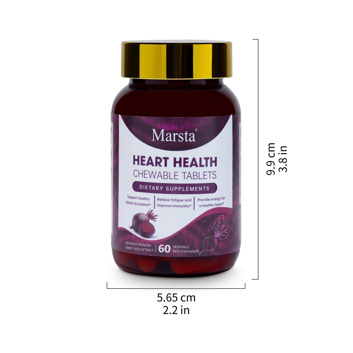 Beetroot Heart Health Chew Tablets