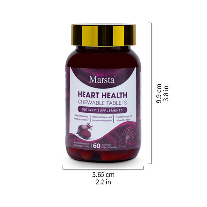 Beetroot Heart Health Chew Tablets