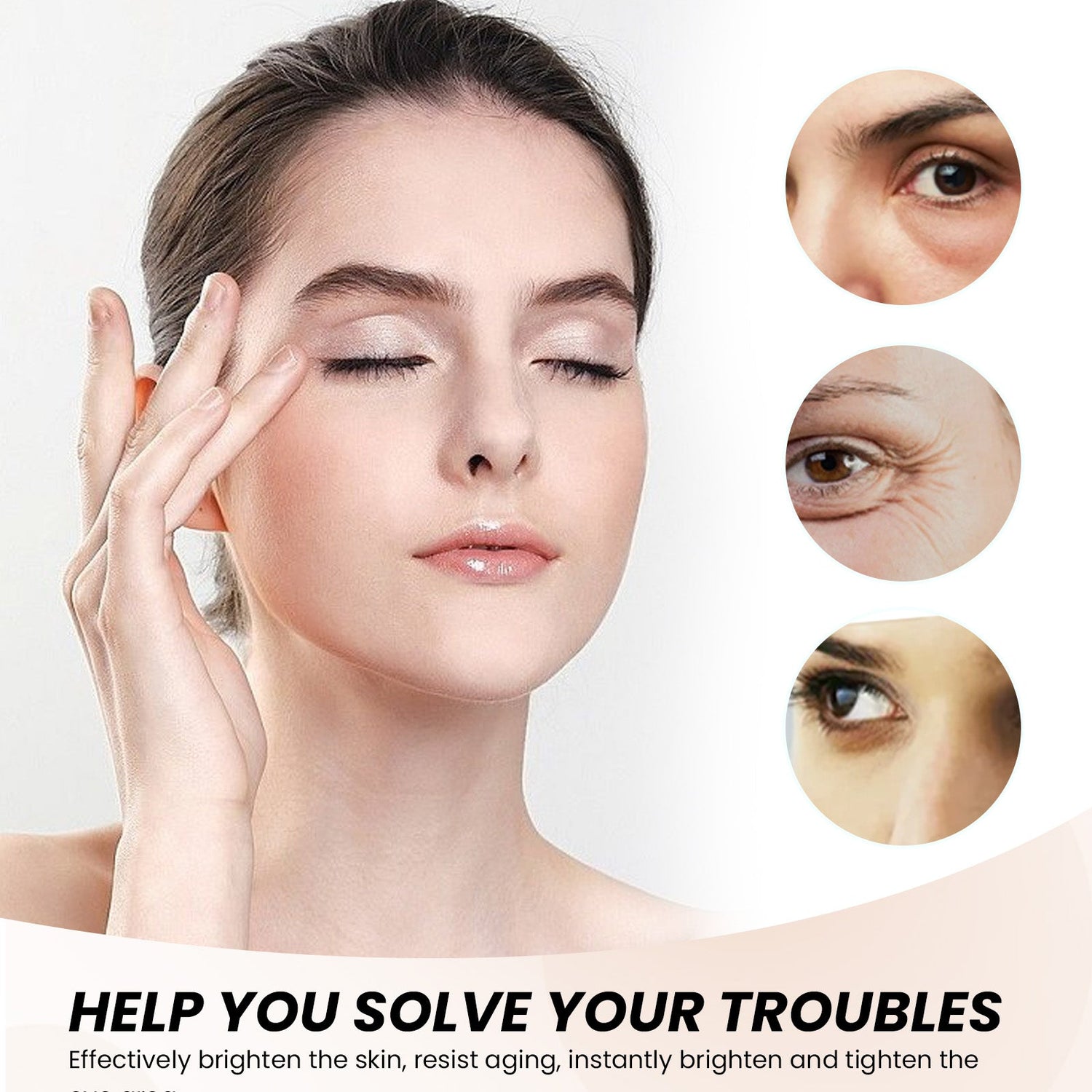 Temporary Eye Tightener, Dilute Fine Lines Eye Bag Dark Circle Law Grain Crow&