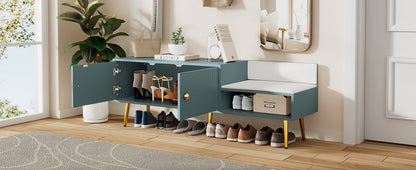 Shoe Storage Bench Tiffany Blue