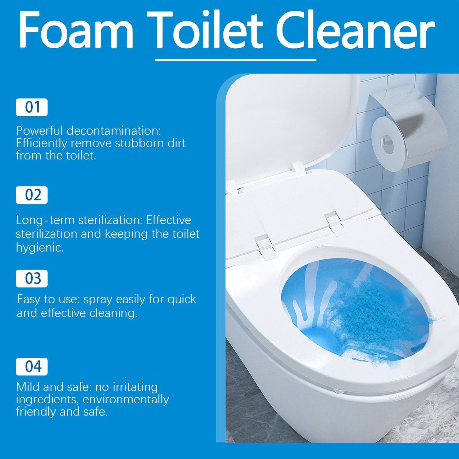 Foam Toilet Bowl Cleaner